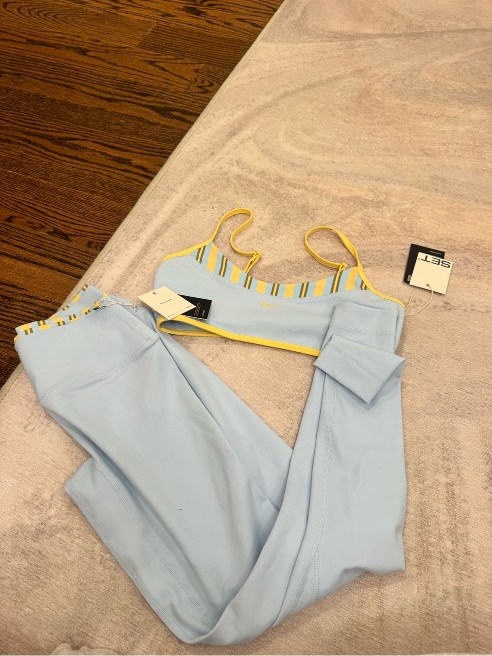 NEW Set active Luxform Lux Stripe Curve Bra & leggings PALMA SET NEW